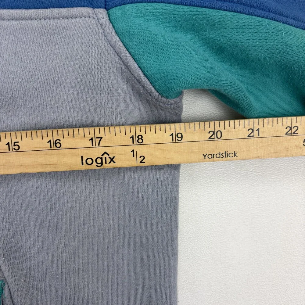 The North Face Men's‎ Colorblock Snap Pullover Sweatshirt Sz S